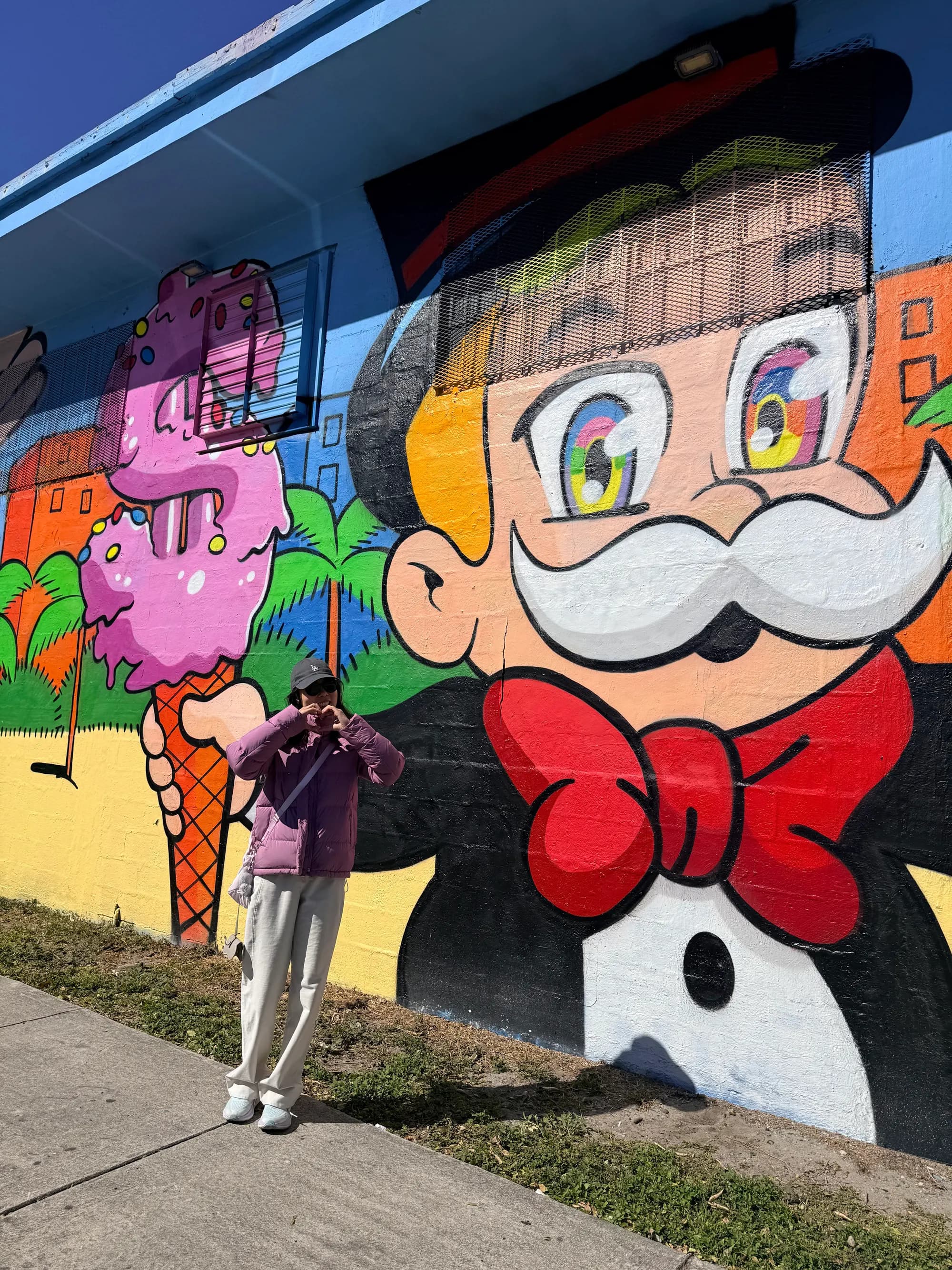 Wynwood 粉色系涂鸦墙