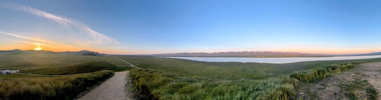 Soda Lake 日落全景