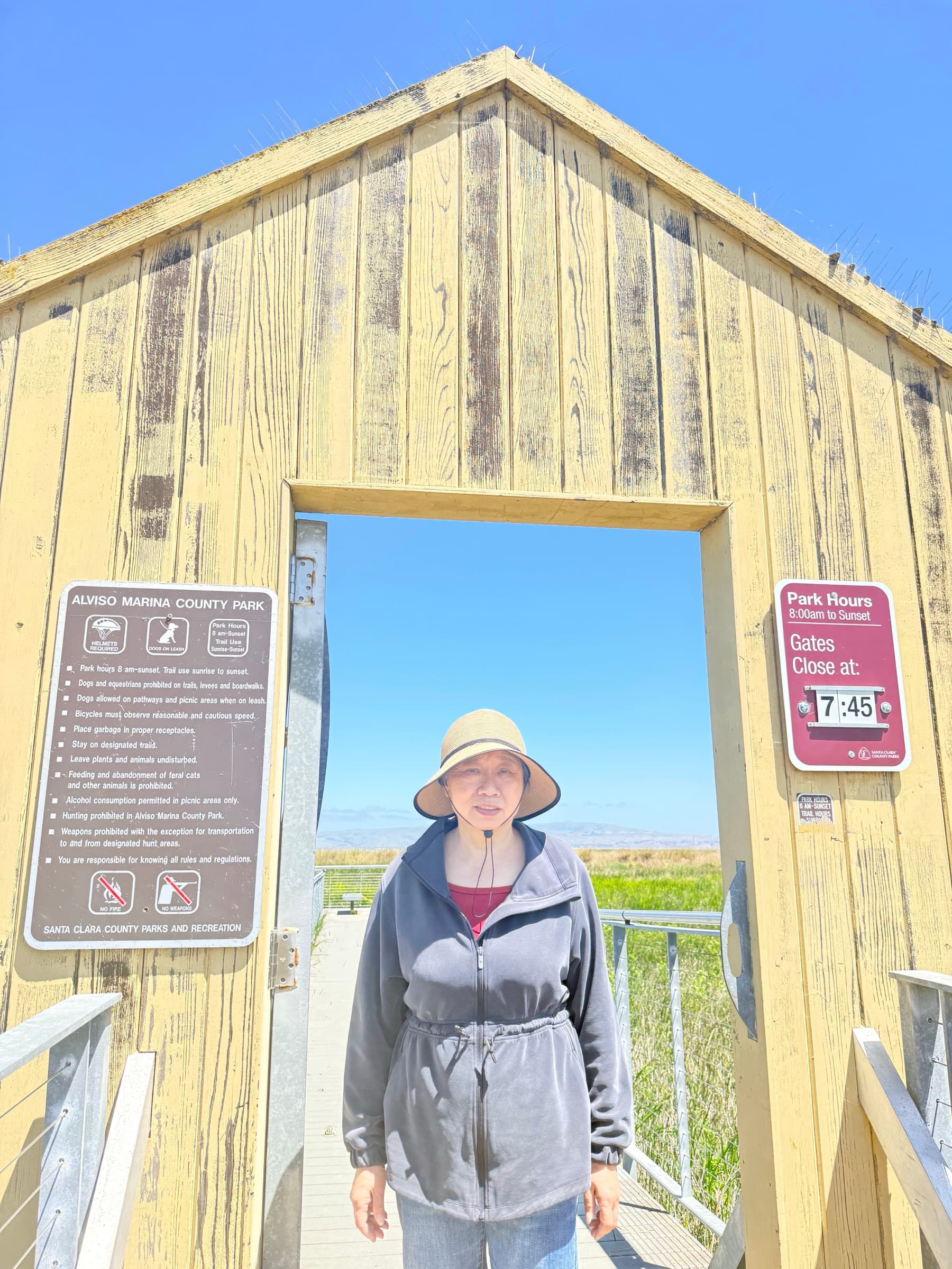 Alviso Marina County Park 主入口