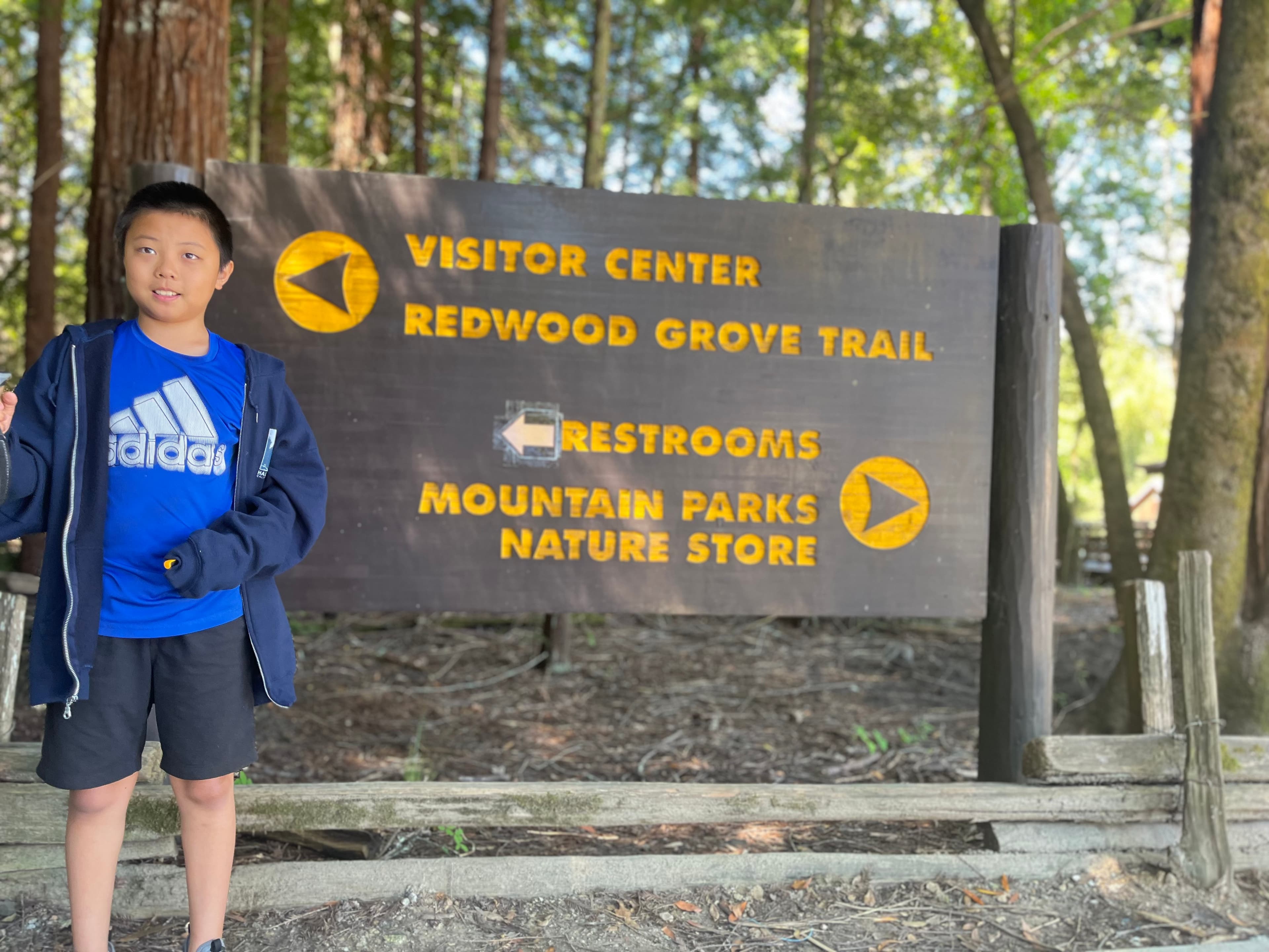 Henry Cowell 入口指示牌