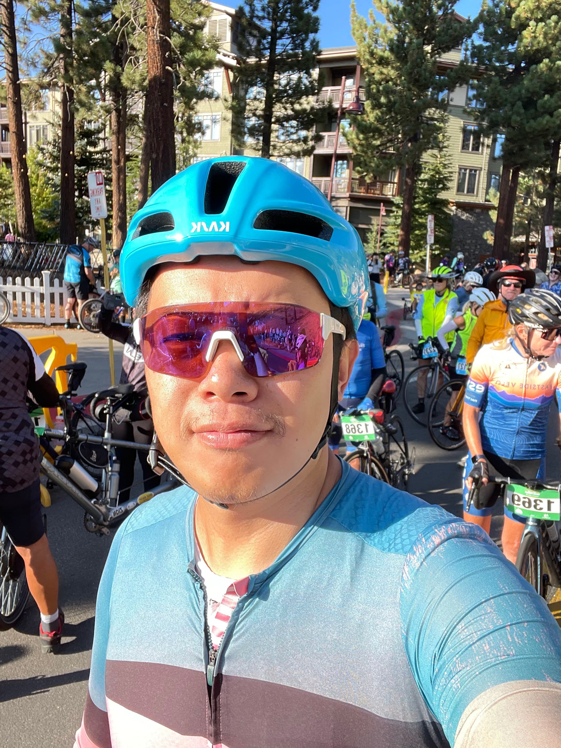 Gran Fondo 起点自拍