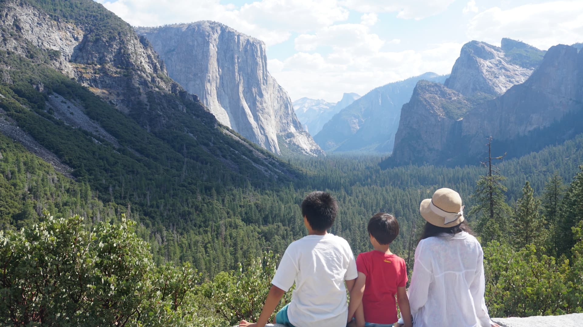 Yosemite 河谷跳石头