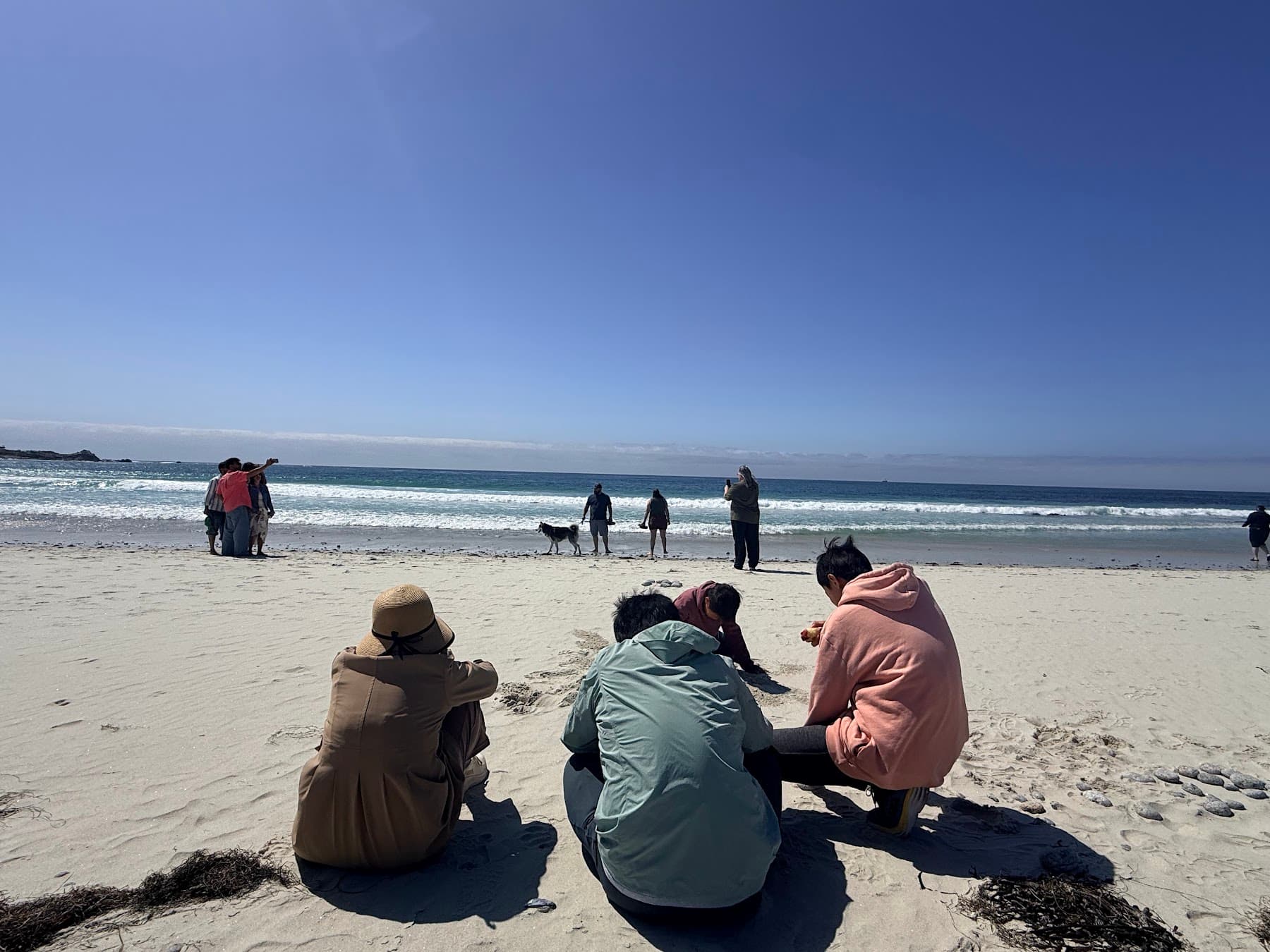 Spanish Bay 沙滩边休息