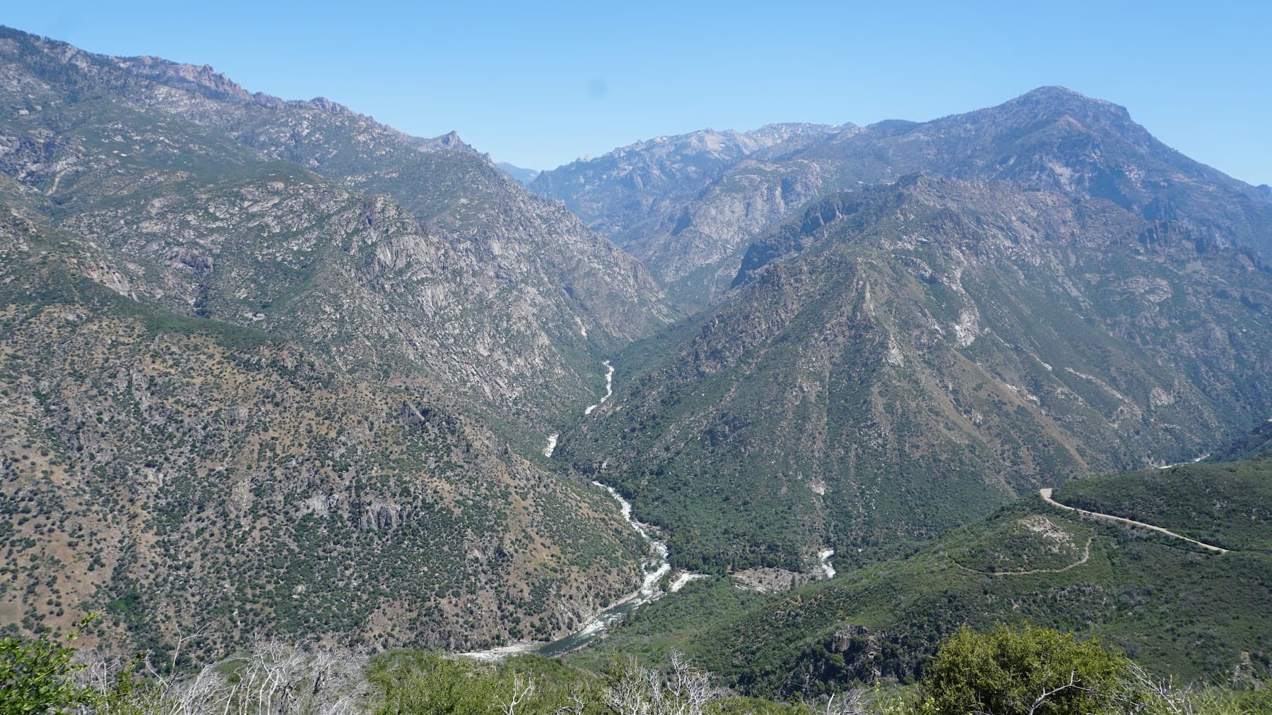 Kings Canyon 峡谷公路视野